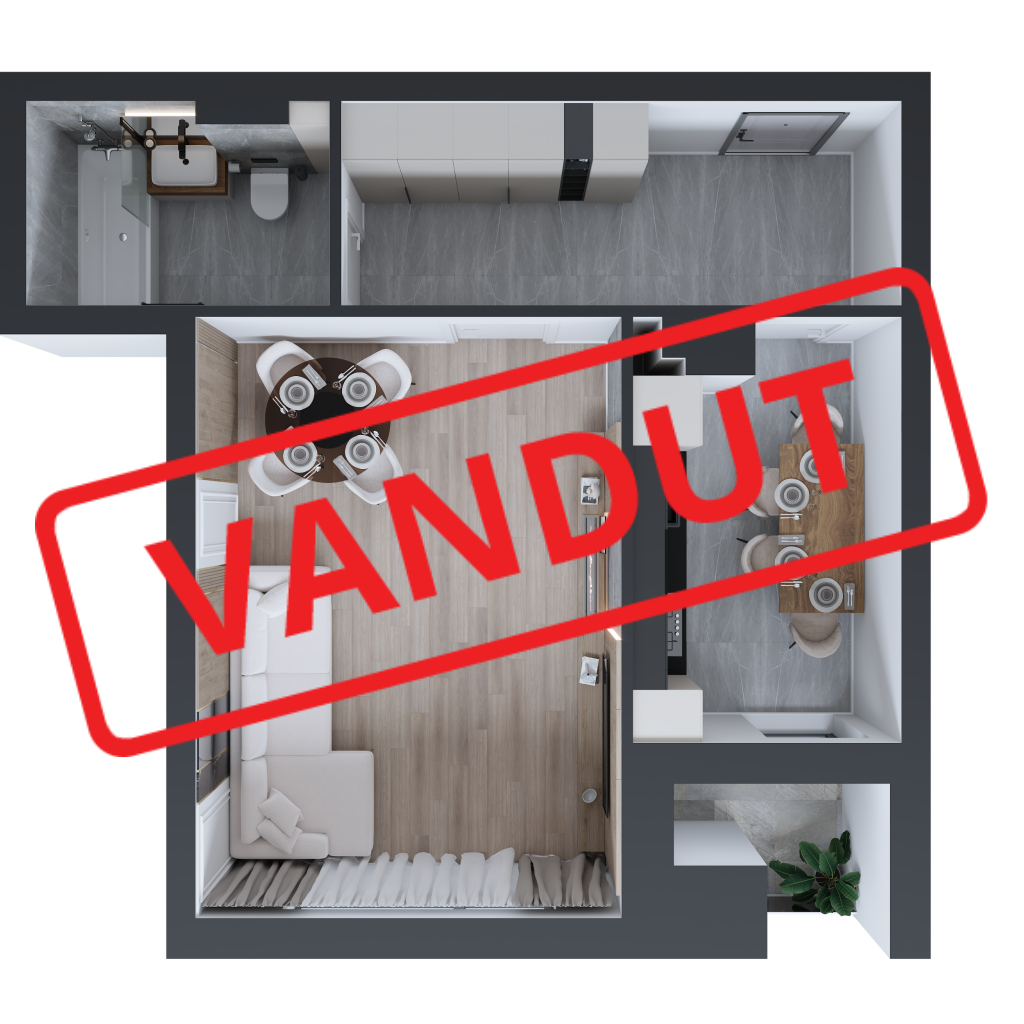 Apartament 1 camera tip 1