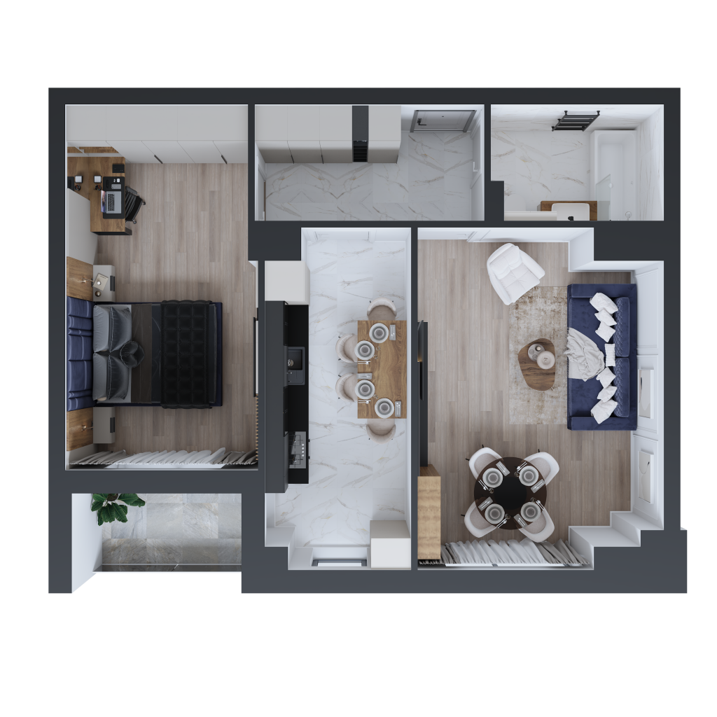 Apartament 2 camere tip 6